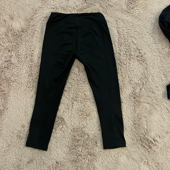 Active Life black leggings workout tights yoga workout pants girls youth 5/6​ - Picture 3 of 3